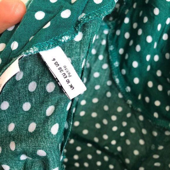 ASOS DESIGN Polka Dot Maxi Dress Size 6 - Picture 8 of 9